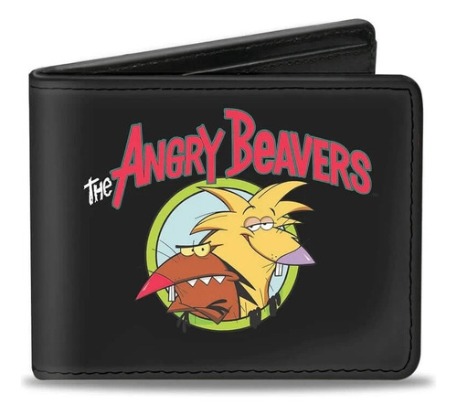Angry Beavers - Logo - Billetera Caballero - Darkside Bros