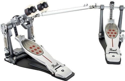 Pedal De Bombo Eliminator Twin Doble Con Estuche Zurdo