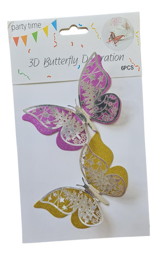 Mariposas Deco 3d Butterfly Deco Árbolito Navidad