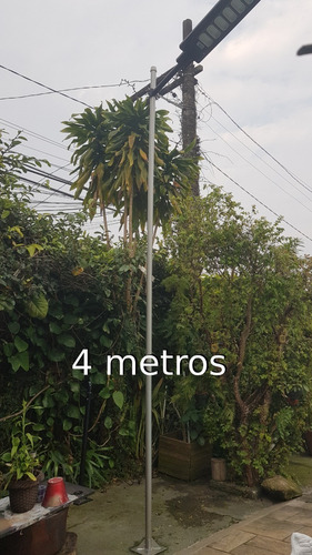 Kit P/ Poste De Aço De 8 Metros Para Luminaria Pública