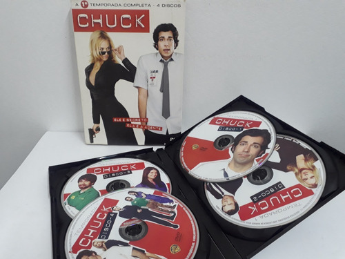 Dvd Chuck A 1ªtemporada Completa 4 Discos