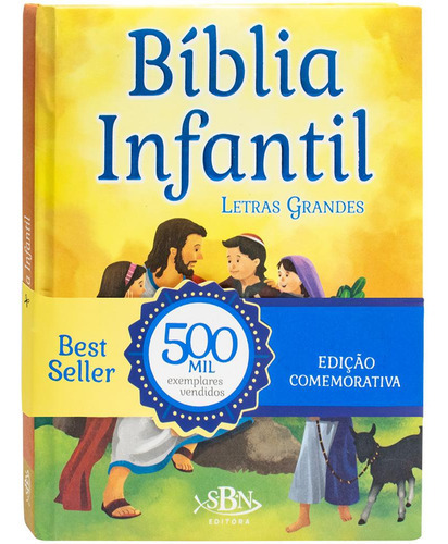 Bíblia Infantil (letras Grandes) (edição Comemorativa), De Todolivro. Editora Sbn, Capa Dura Em Português, 2023