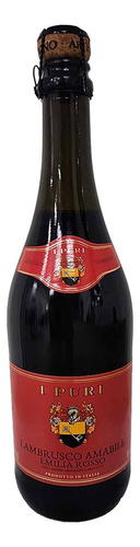 Vinho Italiano Lambrusco Ipuri Emilia Rosso 750ml