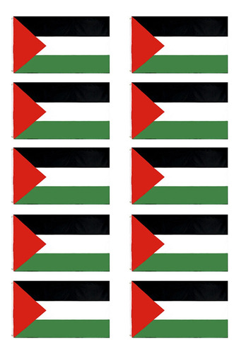 Lata De 10 Unidades Con La Bandera De Palestina De 3 X 5 Pie