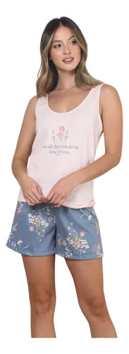 Pijama Para Mujer Short Braemore