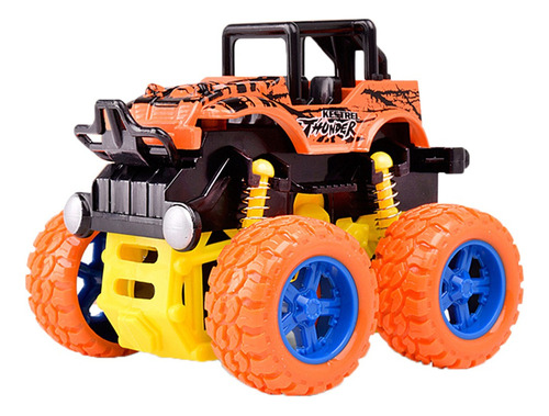 Camión Monster Truck Impulsado Por Fricción Con Rueda Grande