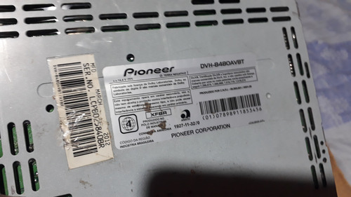 Dvd Pioneer Dvh-8480avbt Completo Exelente Estado. (Usado)