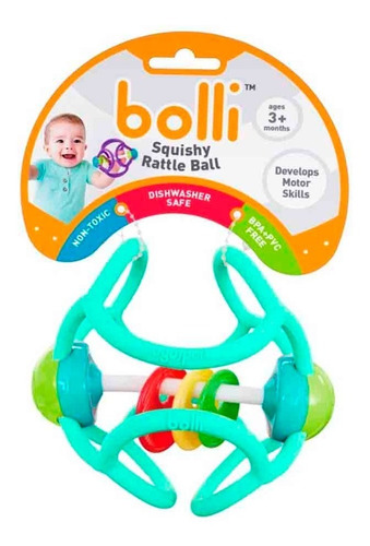 Sonajero Bebes Bolli Estimulación Desarrollo Sensorial 