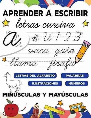 comprar Aprender A Escribir Letras Cursiva Para Niños..., De Rhimoute, Ali. Editorial Independently Published En Español