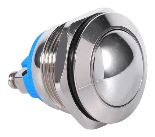 Interruptor De Botón Pulsador 19mm Impermeable Bocina De Met