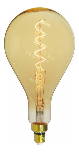 Lâmpada Led Vintage Giant Gota Retrô 4w Âmbar E27 Taschibra Cor da luz Branco-quente 110V/220V