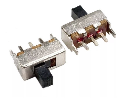 Interruptor Toggle Deslizante 2 Posiciones Ss12f44 7unids