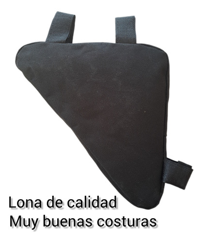 Bolso Alforja Para Bicicleta Mtb Buena Calidad Negro Negro