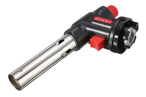 Imagen 6 de 7 de Soplete Flameador Encendedor Impermeable + Gas Butano Cocina