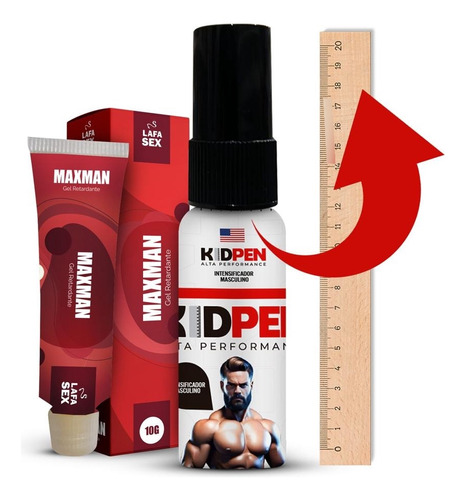  Produto Erotic Retarda Big Pen Lubrificante Kmed Estimulante