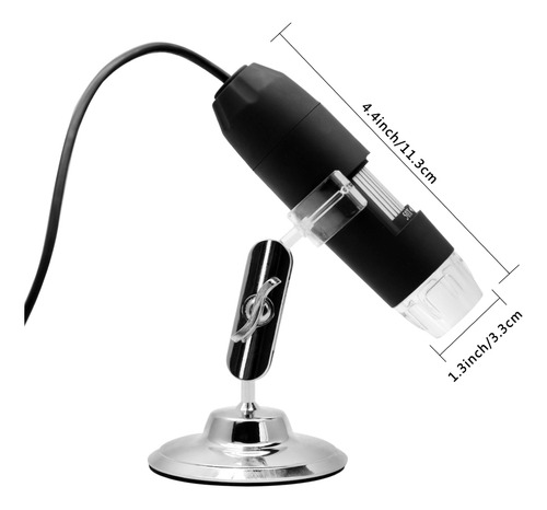 Lupa De Microscopio Con Zoom Digital Usb Con Función Otg