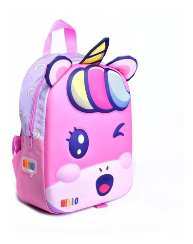Imagen 3 de 9 de Mochila Unicornio Jardin Skora 25881 Maple Cuota Y Envio
