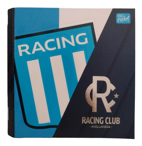 Carpeta Racing Club N 3 Licencia Original Armonyshop