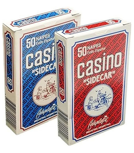 Naipes Español Casino Sidacar X50 Cartas Plastificadas