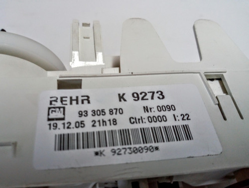 Modulo Control Calefaccion Meriva 2004/09. Gm Orig. 93305870