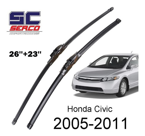 Plumillas Honda Civic 2005 - 2011