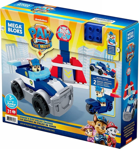 Paw Patrol Mega Bloks Chase´s City Police 31 Pz