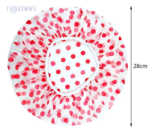 - 3pz Gorro Baño Ducha Impermeable Reutilizable Elastico
