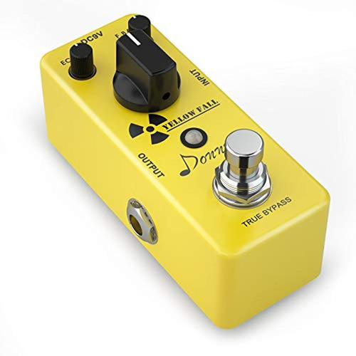 Donner Amarillo Otoño Verdadero Bypass Pedal Efecto Guitarr