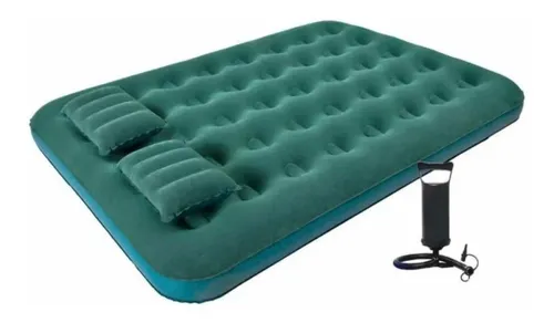 Colch n Inflable Matrimonial Klimber Inflador 2 Almohada