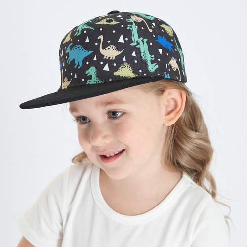 Lindo Sombrero Estampado De Moda Para Niños Al Aire Libre