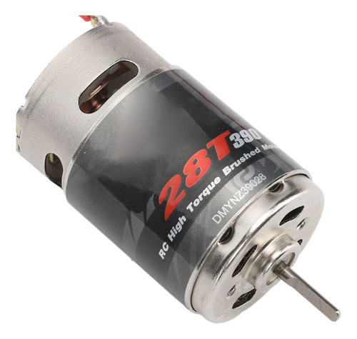 Motor Cepillado 390 Rc 28t, Alta Torsión Y Bajo Nivel De Rui
