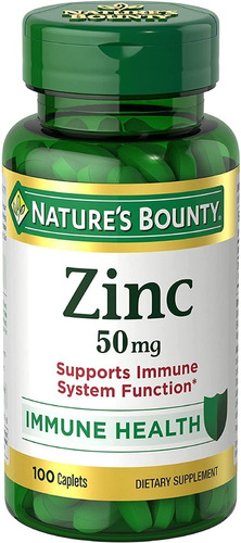 Zinc 50mg Soporte Inmunológico,  100 Comprimidos
