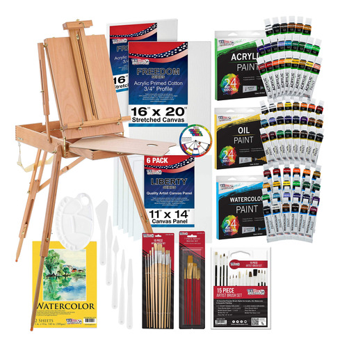 Us Art Supply Kit De Pintura De Artista Personalizado De 121
