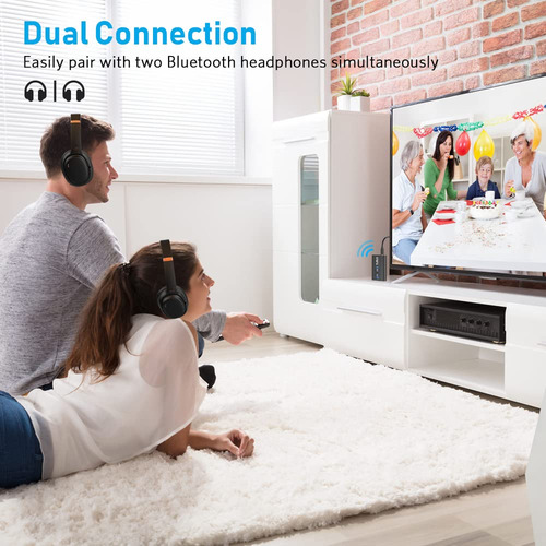 Receptor Transmisor Bluetooth 5.3 Para Tv Y Auriculares Inal