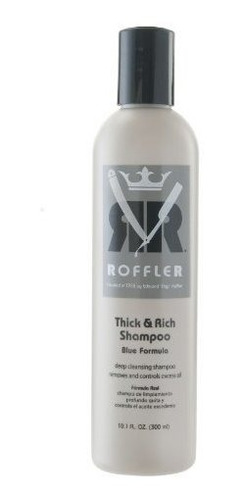 Champú Roffler Espesor Y Volumen Azul, 10.1 Fl Oz