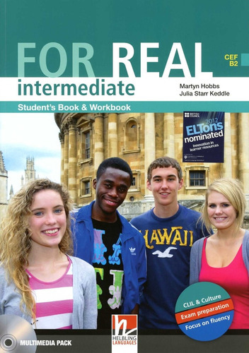 For Real Intermediate Student'S Book & Workbook, de HOBBS, Martyn & STARR KEDDLE, Julia. Editorial Helbling Languages, tapa blanda en inglés, 2011