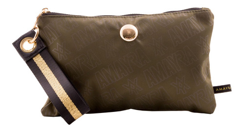 Imagen 4 de 10 de Cartera Clutch Amayra Mujer Dama Estampado Correa