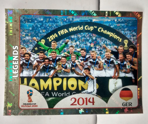 Figurinha 673, Legends Copa 2018 Alemanha 2014 Cromada