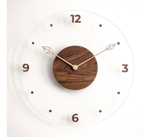Reloj De Pared Redondo De Madera, Reloj De Pared, Moderno,