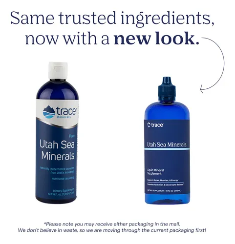 Suplemento Dietético Trace Minerals Pure Utah Sea 480 Ml
