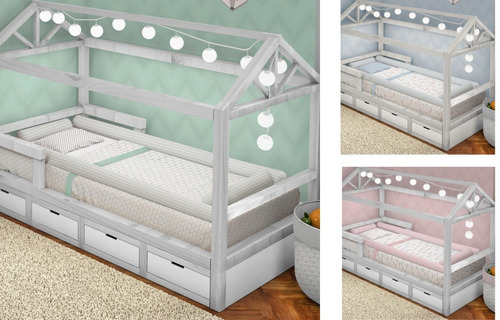 Lençol Mini Cama Infantil Malha Gostosa Estampas Modernas