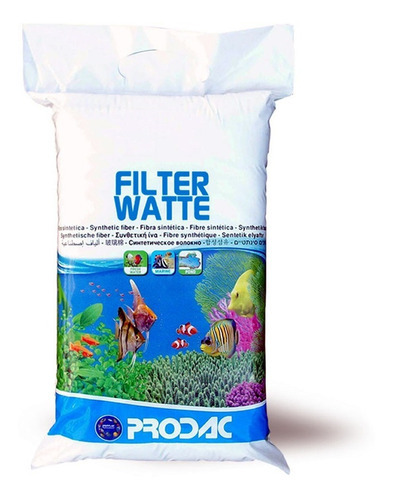 La Acrilica Prodac Filterwatte 100g Filtragem Aquarios