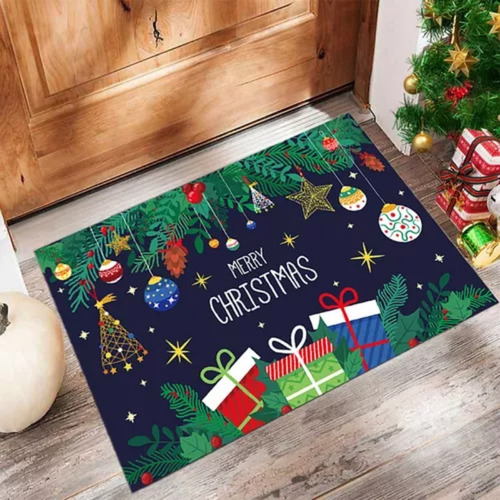 Alfombra De Entrada De Navidad, Decoración Navideña, Tapete