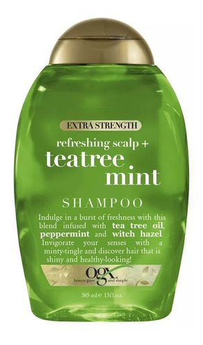 Ogx Shampoo Teatree Mint 385 Ml 385ml