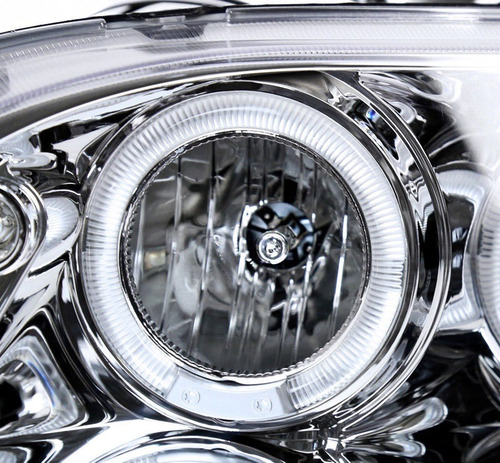 Honda Accord 1998 - 2002 Juego Faros Con Ojo De Angel F/crom