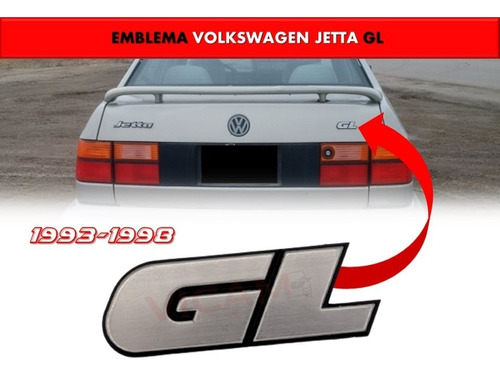 Emblema Para Cajuela Volkswagen Jetta Gl 1993-1998