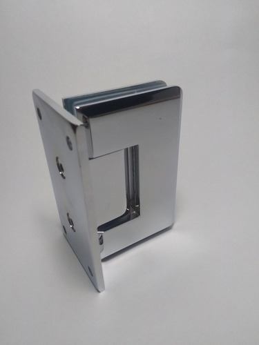 Bisagra Para Vidrio Cromada Modelo Pared A Vidrio Accesorios