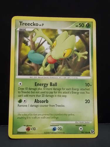 Carta Pokémon Treecko 90/106 Great Encounters