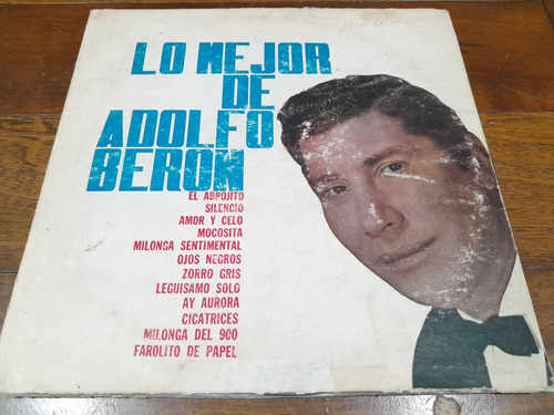 Vinilo - Adolfo Berón - Lo Mejor De - Arg - 1968