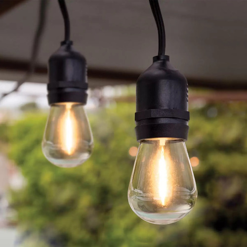 Serie Extensión De Luces Led 24 Focos Vintage 14.6m Int/ext